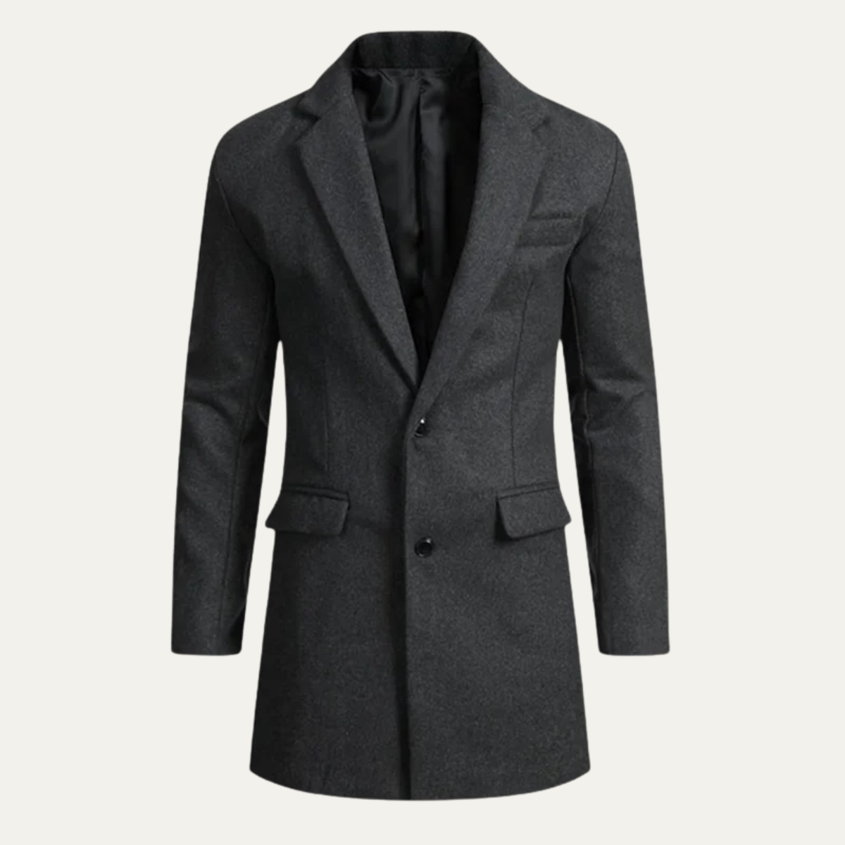 Men's Wool Blend Overcoat Smart Casual Winter - Vonnera