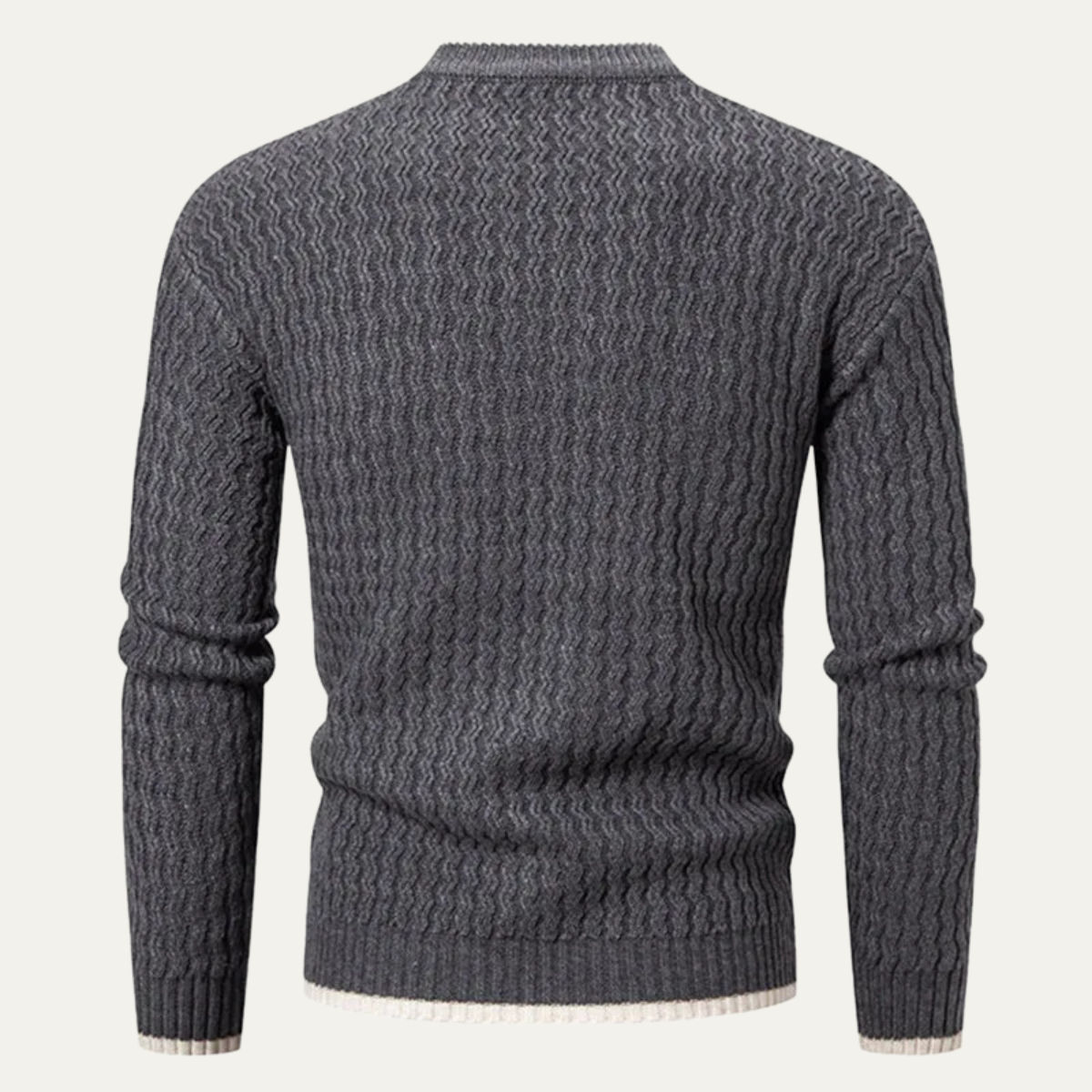 Men's Slim Fit Knit Sweater O Neck Casual Pullover