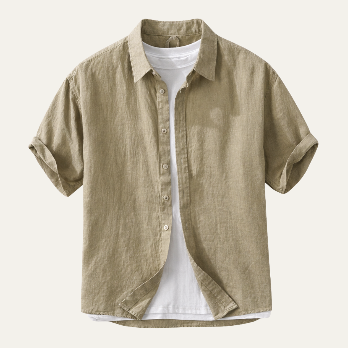 Men's Linen Slim Fit Shirt Lightweight - Vonnera