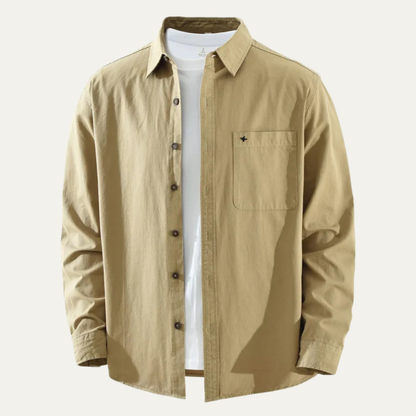 Men's Cotton Button Down Casual Shirt
