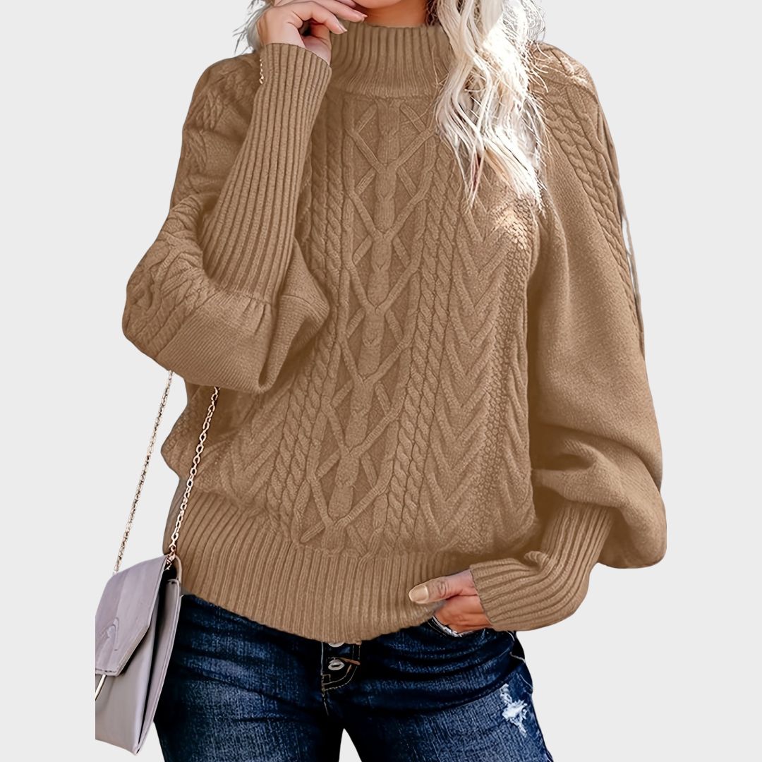 Women's Casual Long Sleeve Sweater - Vonnera