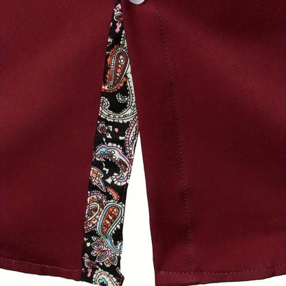 Men's Paisley Accent Dress Shirt