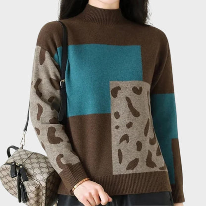 Women's Color Block Sweater - Vonnera