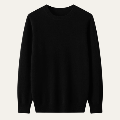 Men's Merino Wool Sweater O Neck Winter Casual