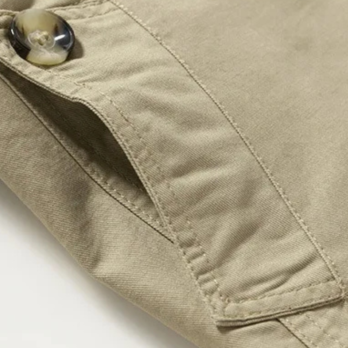 Men's Double Breasted Waterproof Trench Coat