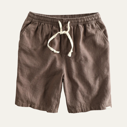 Men's Slim Fit Drawstring Beach Shorts