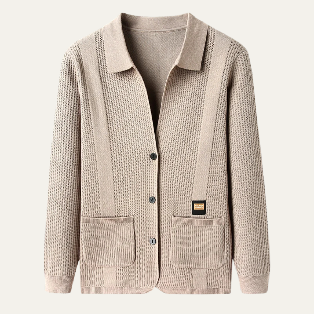 Men's Soft Knit Cardigan Breathable Casual - Vonnera