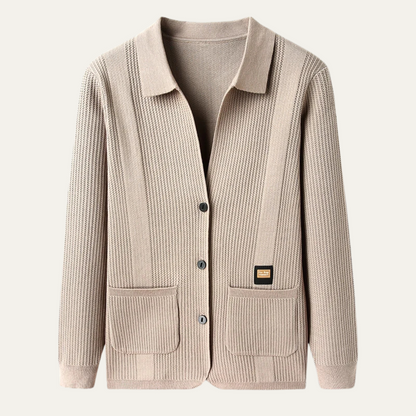 Men's Soft Knit Cardigan Breathable Casual - Vonnera