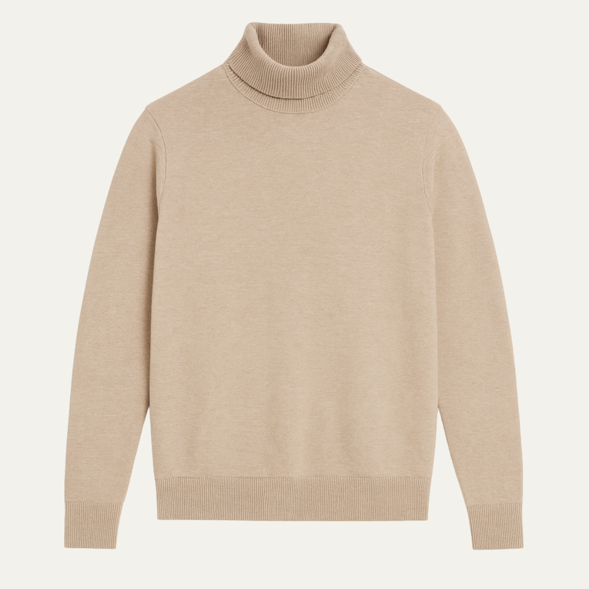 Men's Classic Turtleneck Knit Sweater - Vonnera