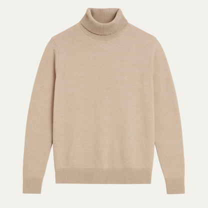 Men's Classic Turtleneck Knit Sweater - Vonnera