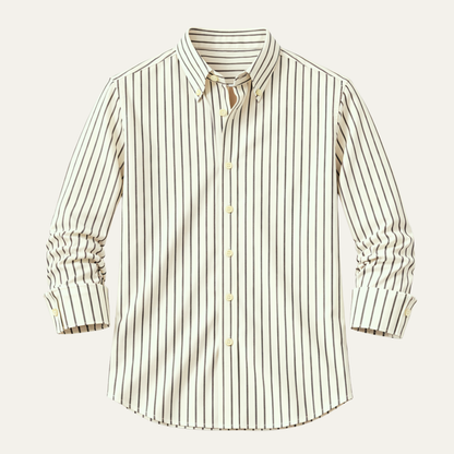 Moltrasio Men's Business Shirt Contrast Stripe - Vonnera