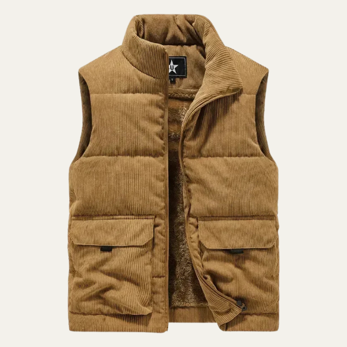 Women's Wool Cotton Vest Sleeveless Padded - Vonnera