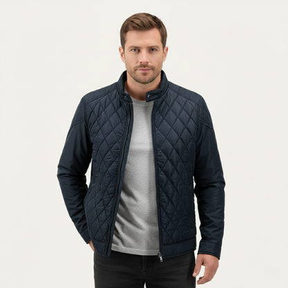 Men's Lightweight Padded Quilted Winter Jacket