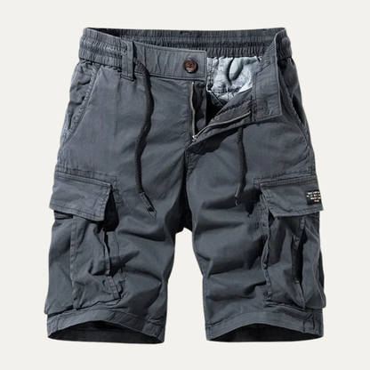 Men's Cargo Shorts Durable Cotton Brown