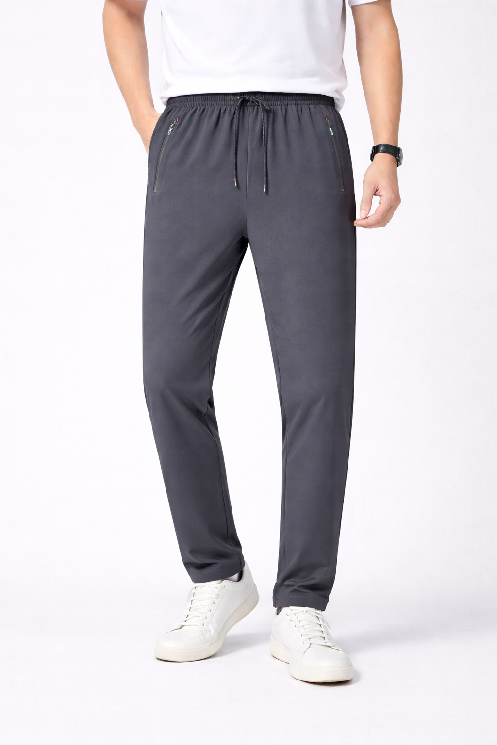 Relaxed Fit Ankle-Length Joggers for Women – Cozy Comfort & Practical Design Caliboot