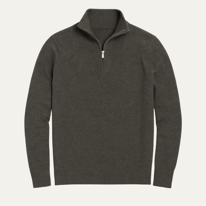 Men's Lightweight Knit Quarter Zip Sweater - Vonnera