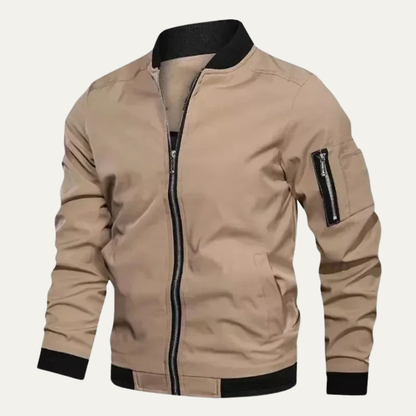 Men's Lightweight Bomber Jacket Zip Up Casual