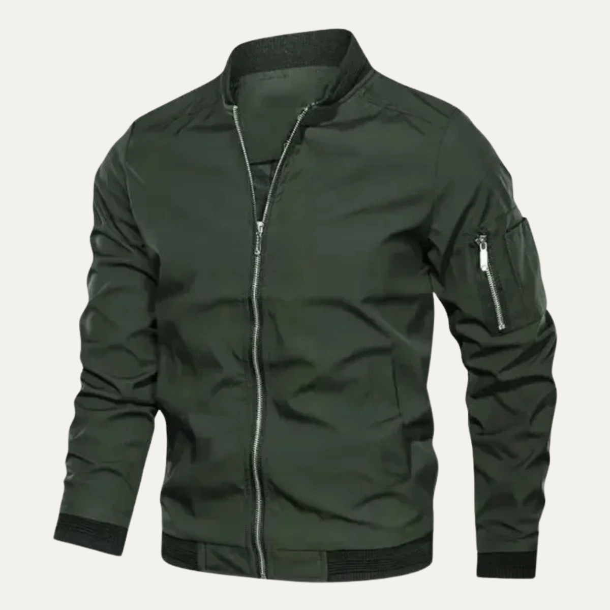 Men's Lightweight Bomber Jacket Zip Up Casual