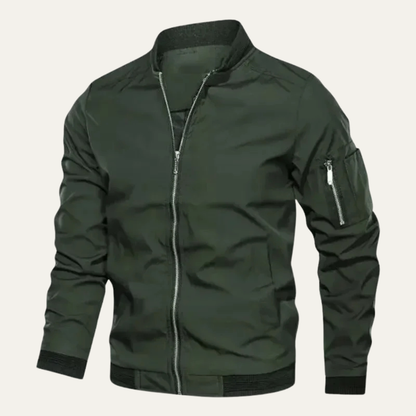 Men's Lightweight Bomber Jacket Zip Up Casual