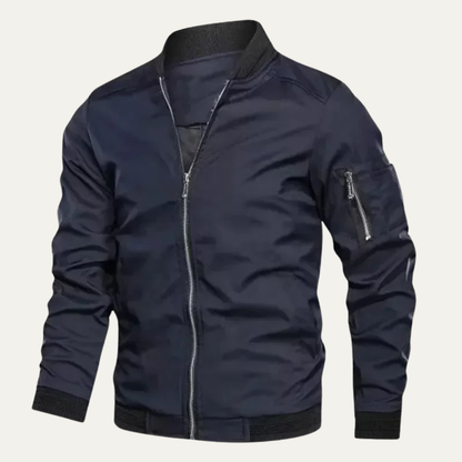 Men's Lightweight Bomber Jacket Zip Up Casual