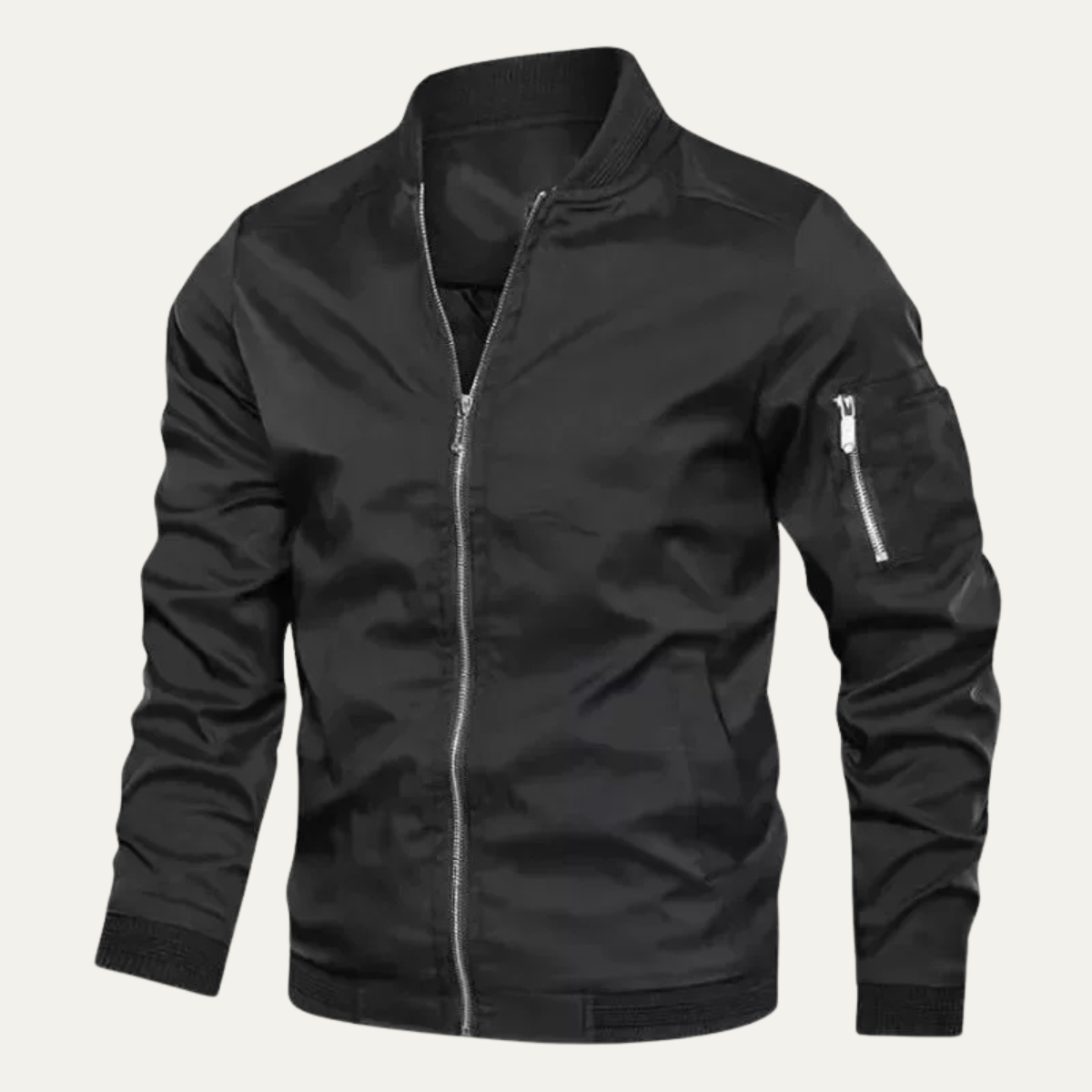 Men's Lightweight Bomber Jacket Zip Up Casual