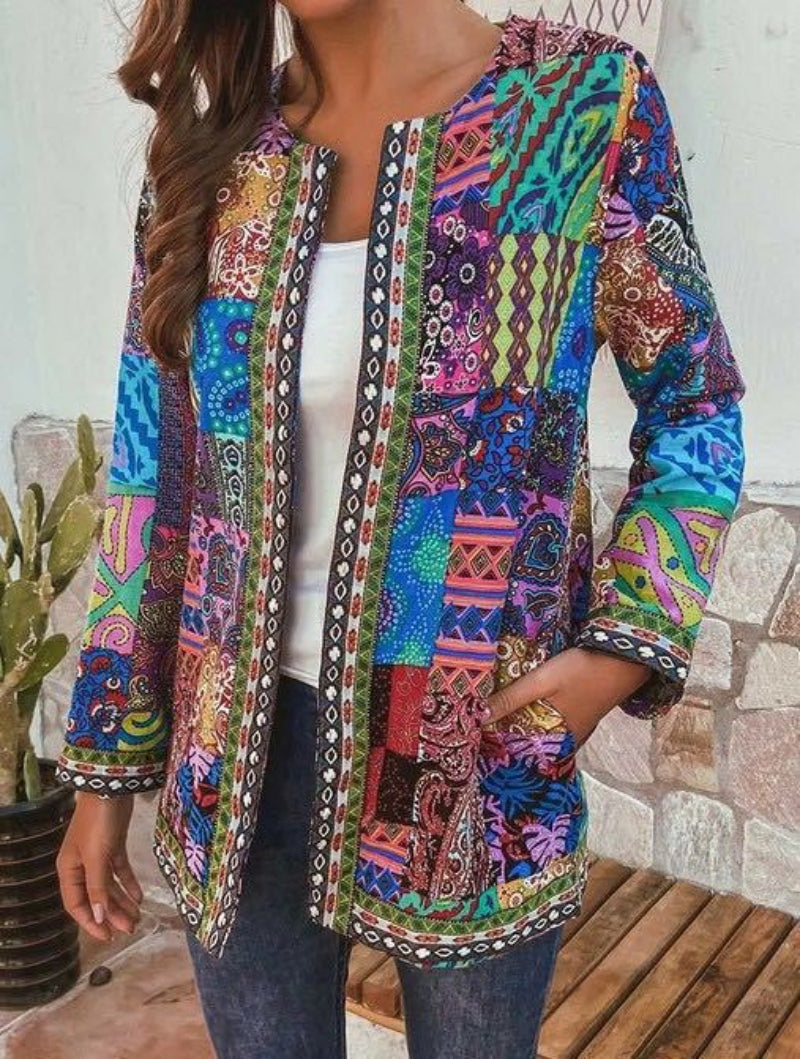 Women's Knitted Cardigan Retro Style - Vonnera
