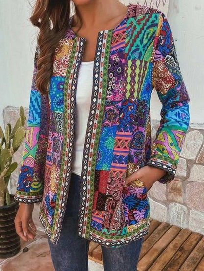 Women's Knitted Cardigan Retro Style - Vonnera