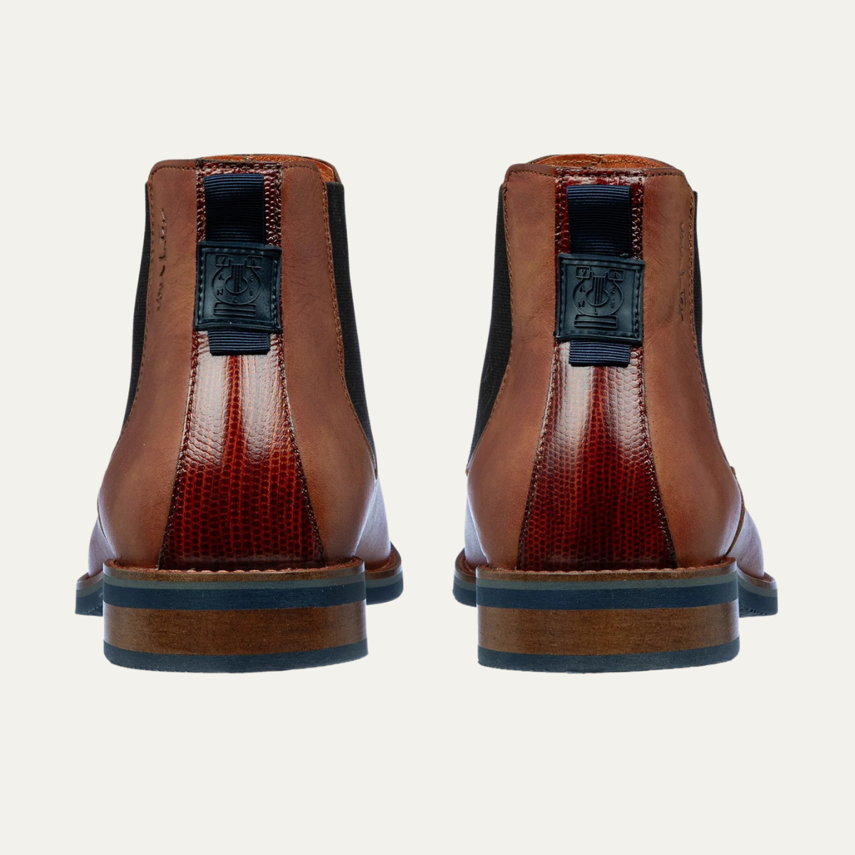 Umbria Men's Leather Chelsea Boots Cognac