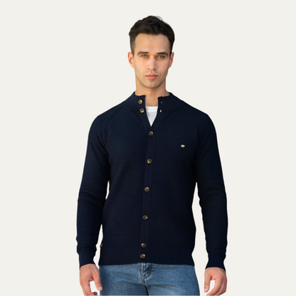 Men's Cotton Cardigan Sweater