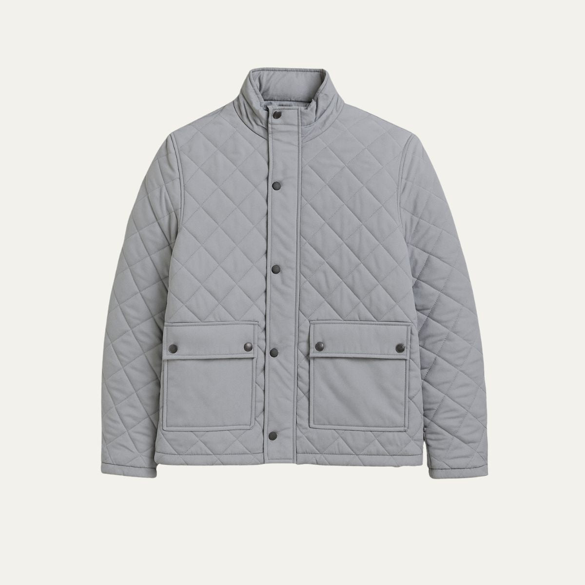 Men's Quilted Field Jacket Black - Vonnera