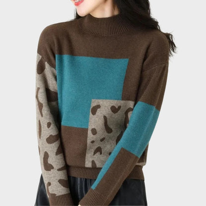 Women's Long Sleeve High Neck Sweater