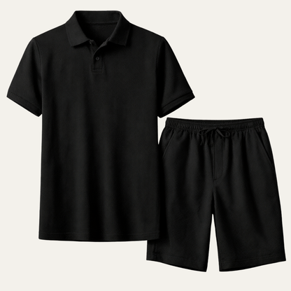 Men's Casual Shirt And Shorts Set - Vonnera