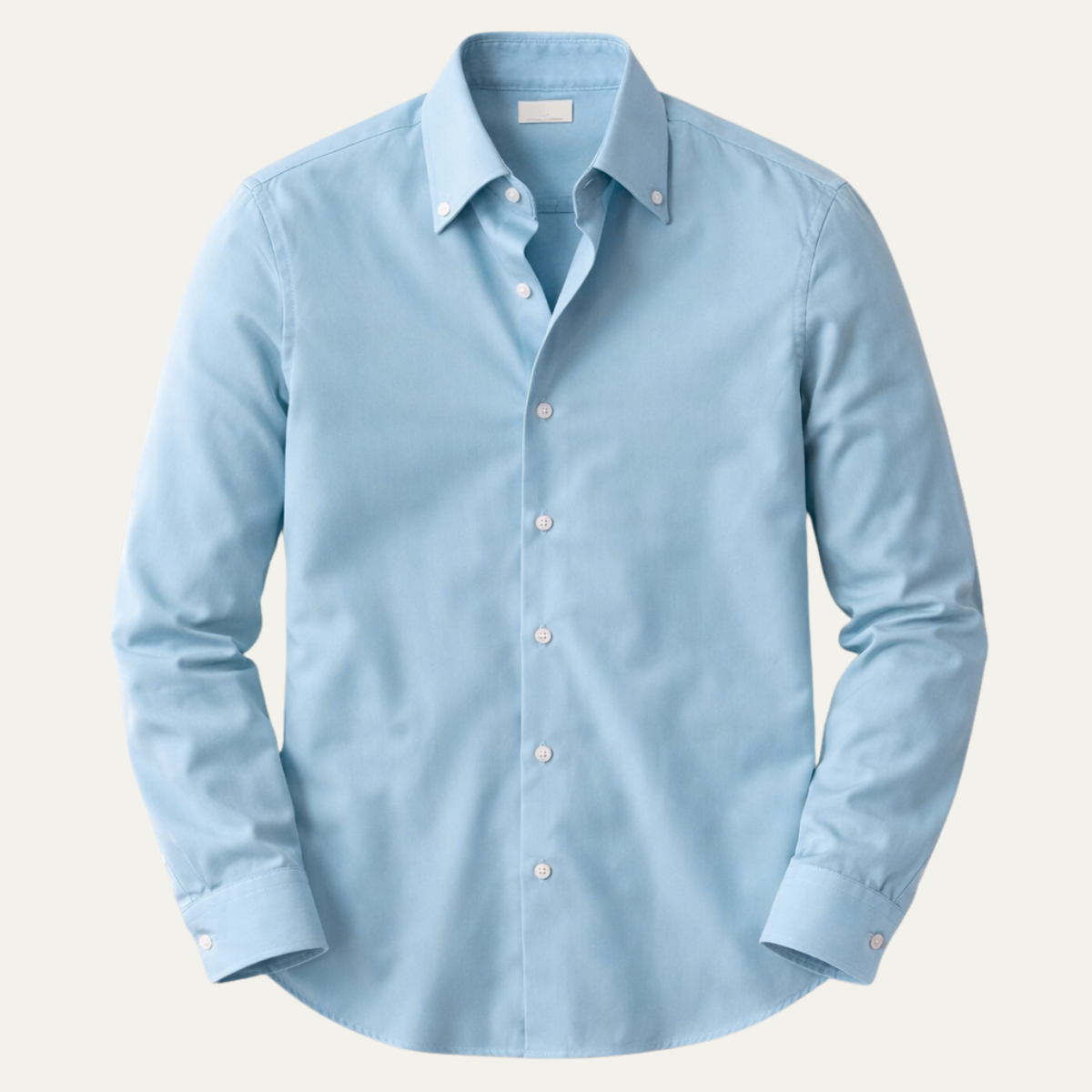 Men's Slim Fit Collar Shirt Wrinkle Casual - Vonnera