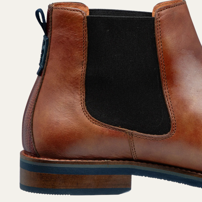 Umbria Men's Leather Chelsea Boots Cognac