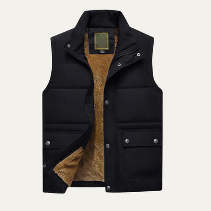 Men's Winter Puffer Gilet Fleece Lined Vest - Vonnera