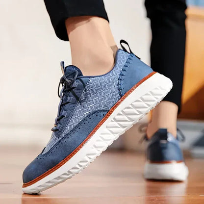Windsor Mens Ridge Sneakers Comfortable Leather