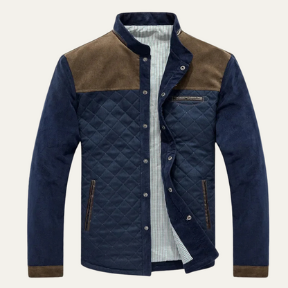 Walsingham Men's Quilted Bomber Jacket Lightweight - Vonnera