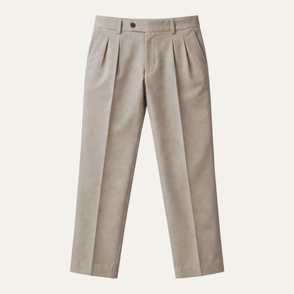 Men's Linen Summer Pants Loose Fit Breathable Beige - Vonnera