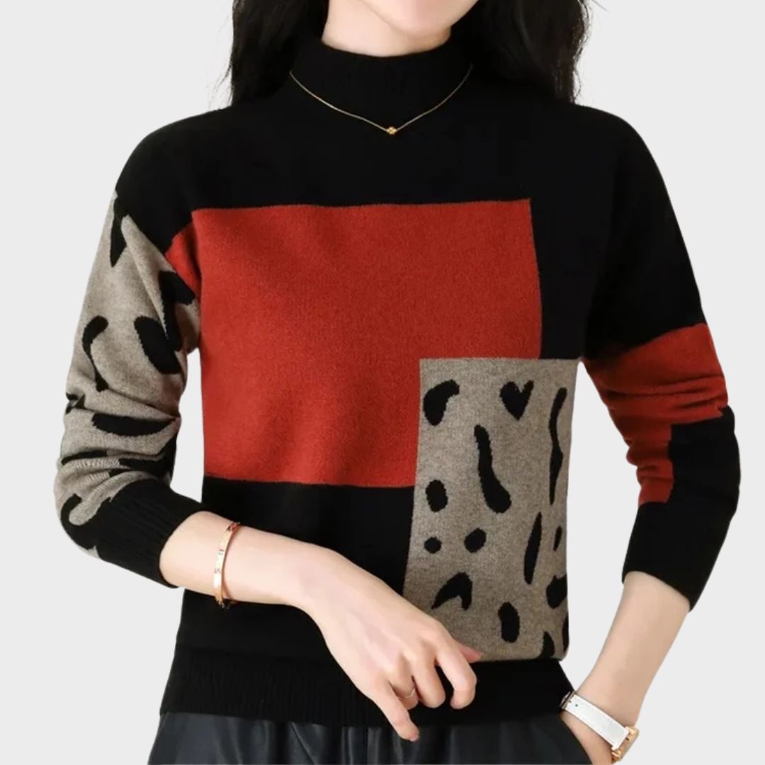 Women's Color Block Sweater