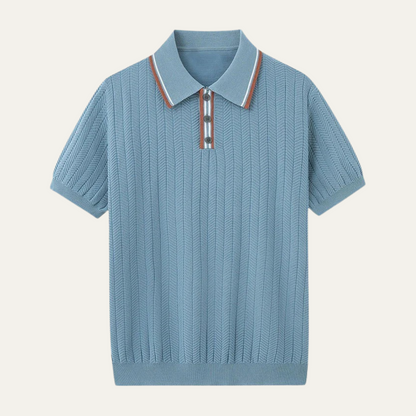 Men's Cotton Silk Polo Shirt - Vonnera