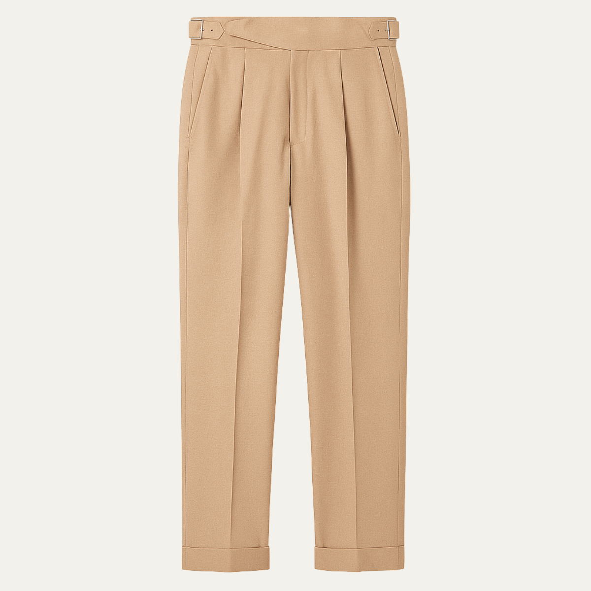 Men's Slim Fit High Waist Dress Pants Straight Leg - Vonnera