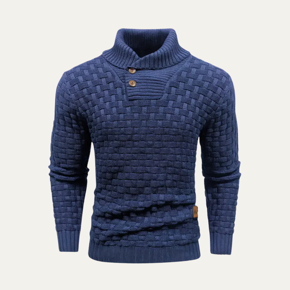 Men's Chunky Knit Button Sweater - Vonnera