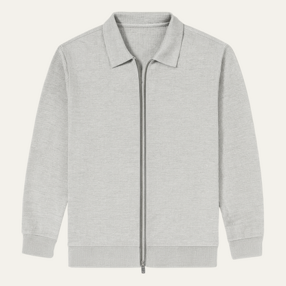 Men's Lightweight Knit Zip Jacket Casual - Vonnera