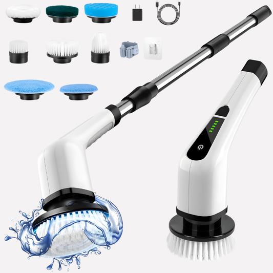 Cordless Cleaning Brush Adjustable Heads - Vonnera