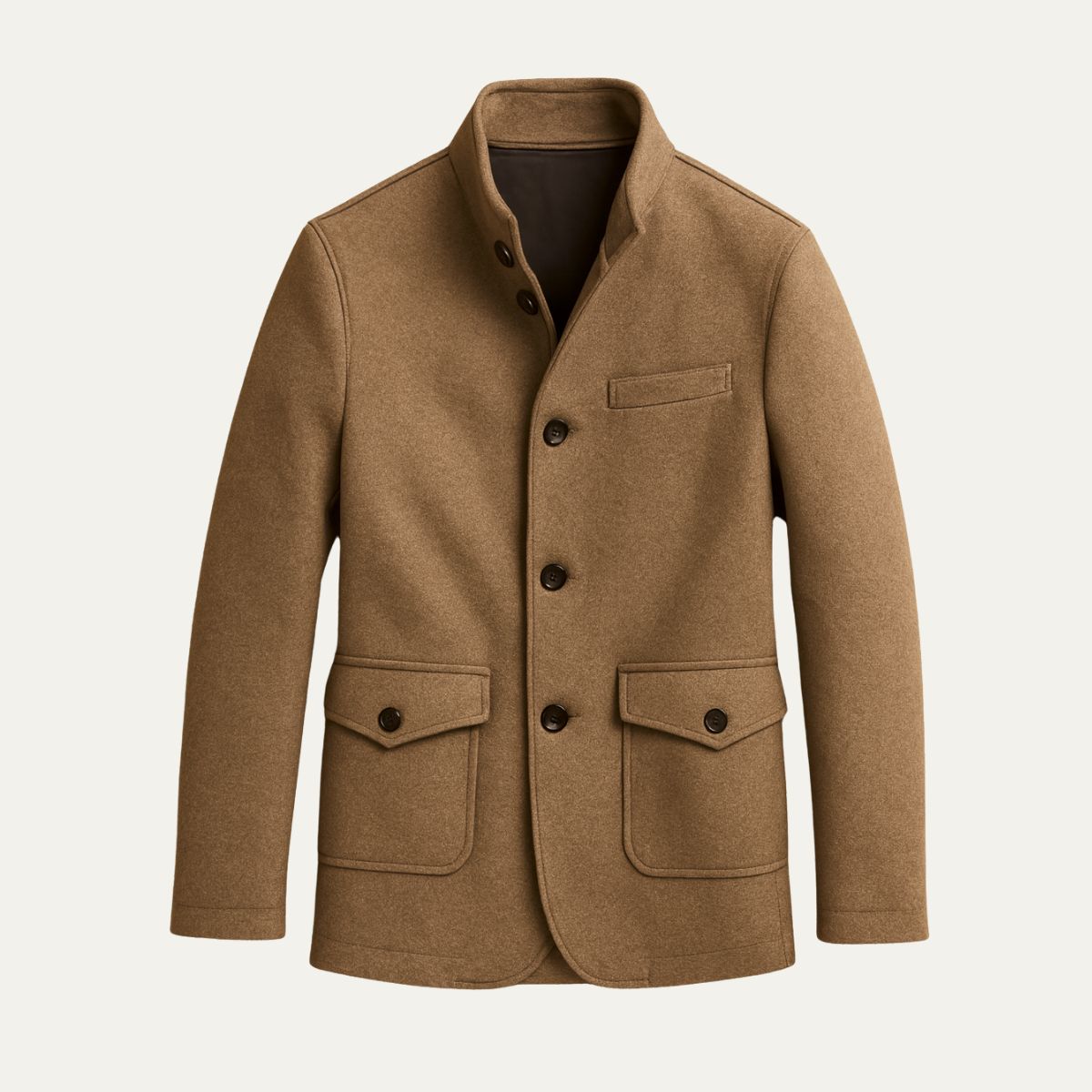 Men's Wool Tailored Overcoat - Vonnera