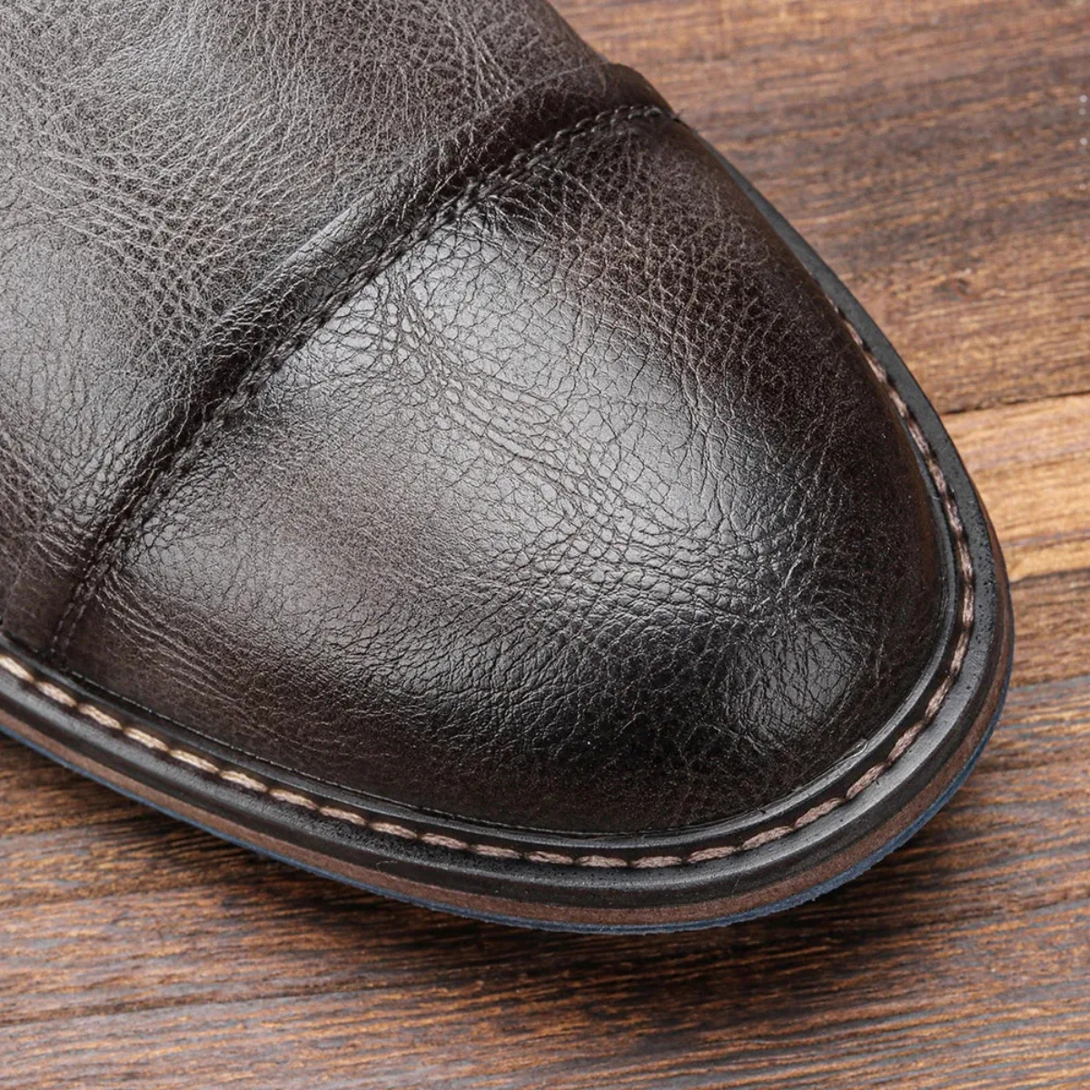 Men's Vintage Leather Ankle Boots