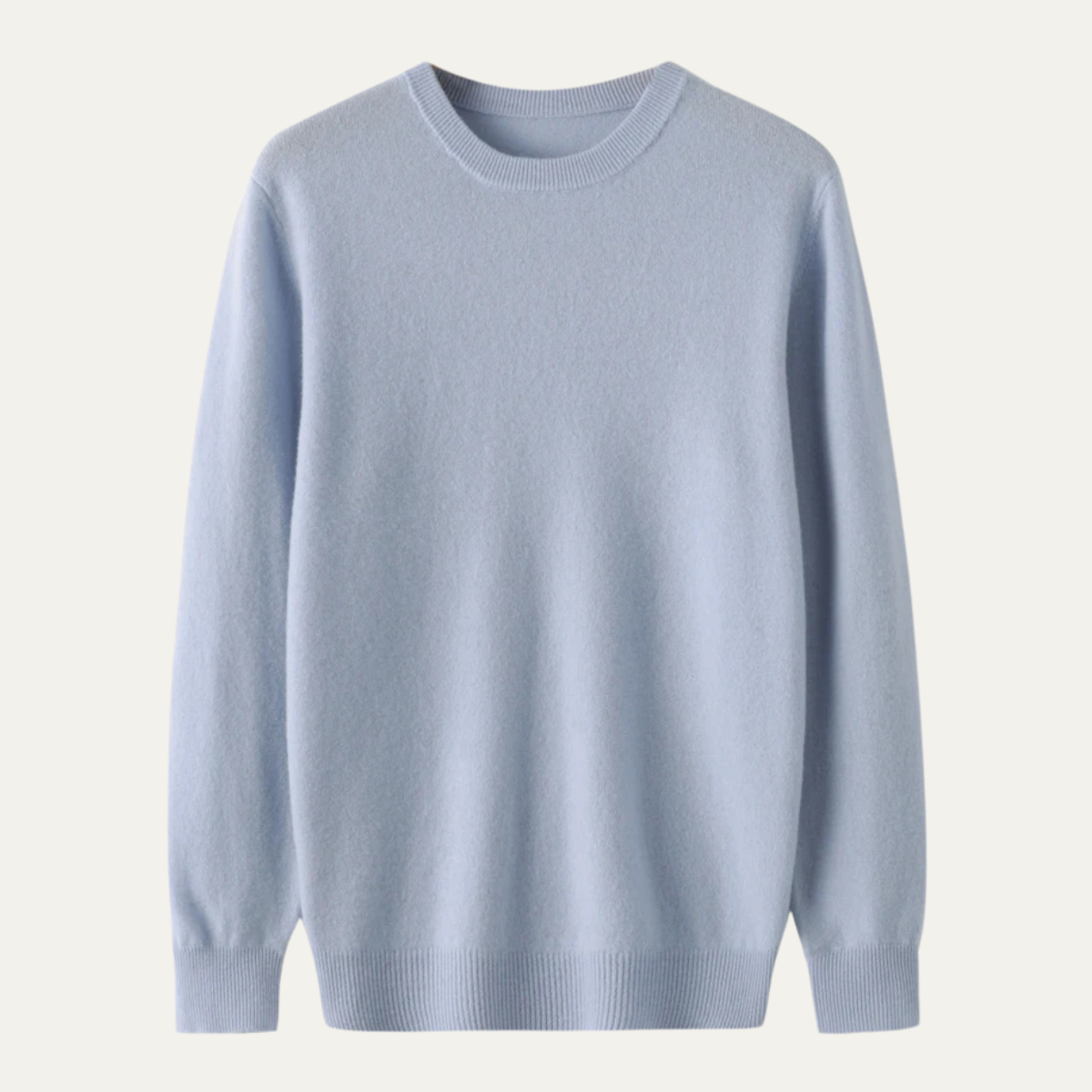 Men's Merino Wool Sweater O Neck Winter Casual