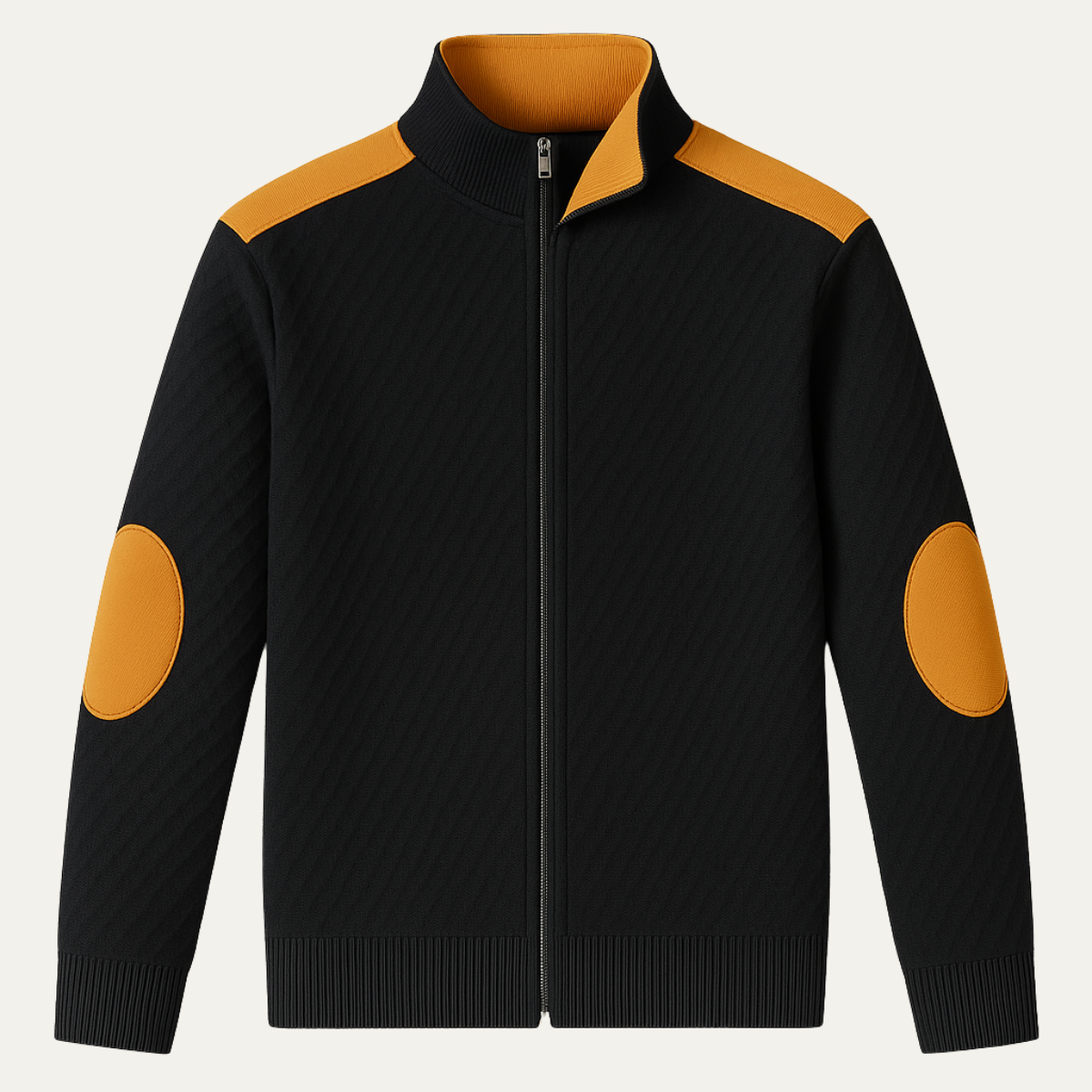 Men's Lightweight Zip Up Knit Sweater - Vonnera