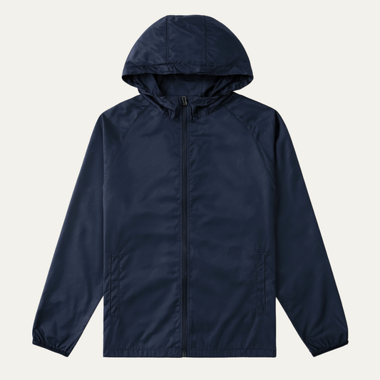 Men's Lightweight Hooded Windbreaker Jacket - Vonnera