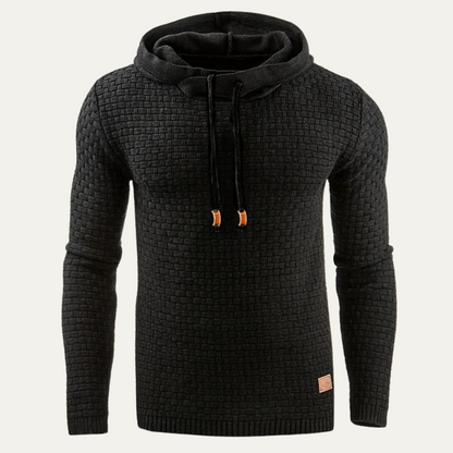 Men's Hooded Knit Sweater Warm - Vonnera